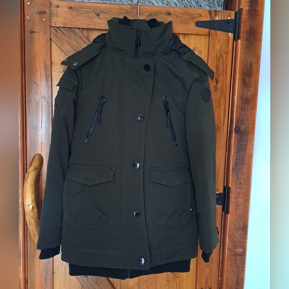 Noize Heavy Weight Parka - Dark Green
